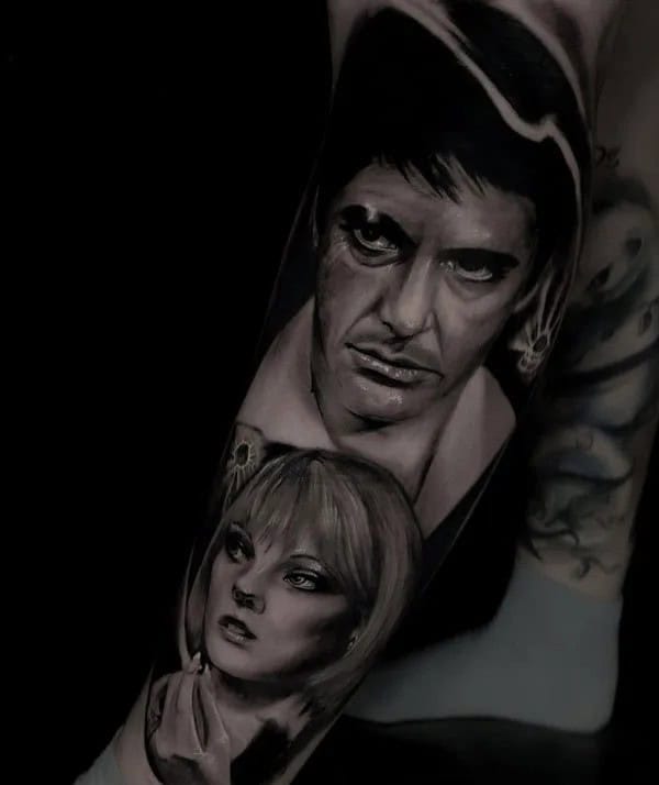 Al Pacino Scarface Tattoo