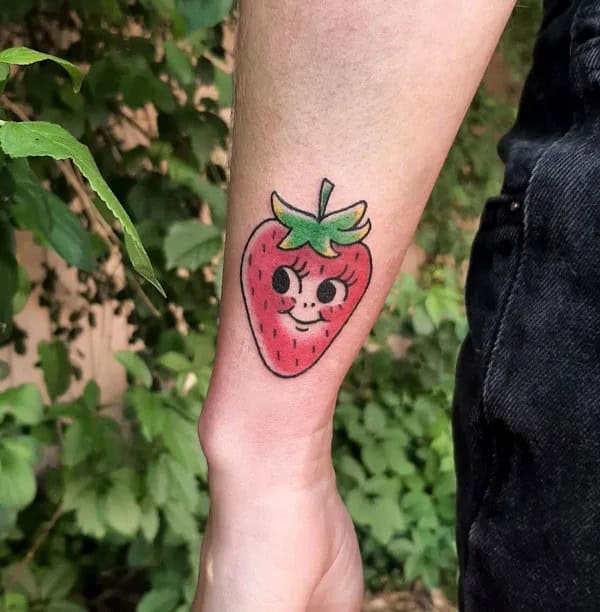 More Designs of Strawberry Tattoos To Check Out This Instant