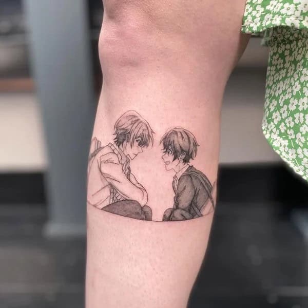 Anime Foot Tattoo