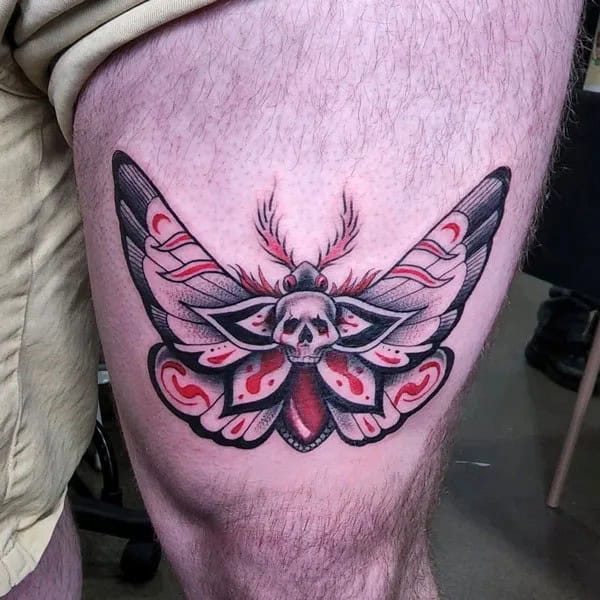 More Death Moth Tattoos That Can’t Be Ignored!