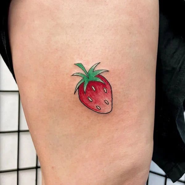 More Designs of Strawberry Tattoos To Check Out This Instant