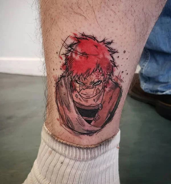 More Gaara Tattoos To Check Out For Gaining Inspiration