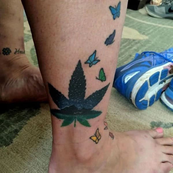 Butterfly Weed Tattoo