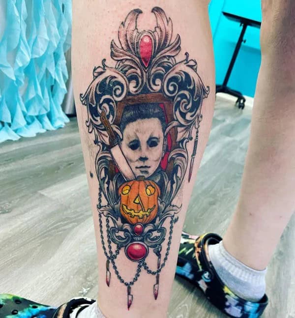 Michael Myers House Tattoo