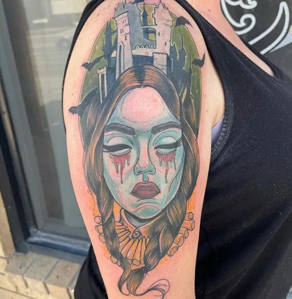 Gothic Girl Tattoo