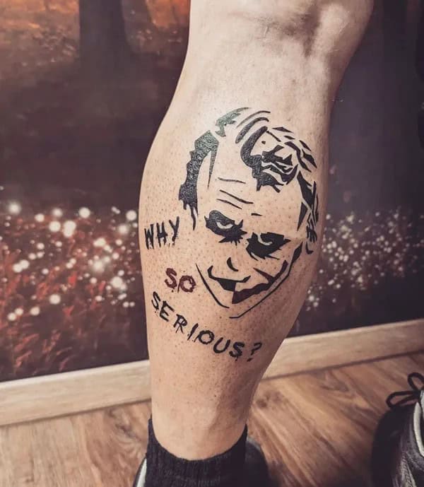 Why So Serious Joker Tattoo