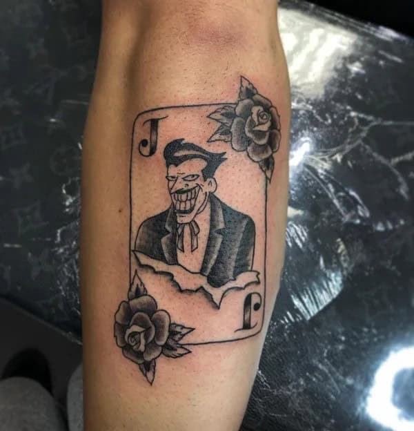 Joker Card Tattoo