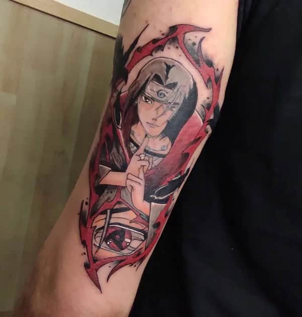 Itachi Hand Tattoo