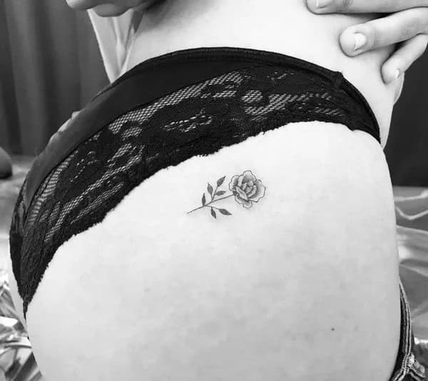 Bite Me Butt Tattoo