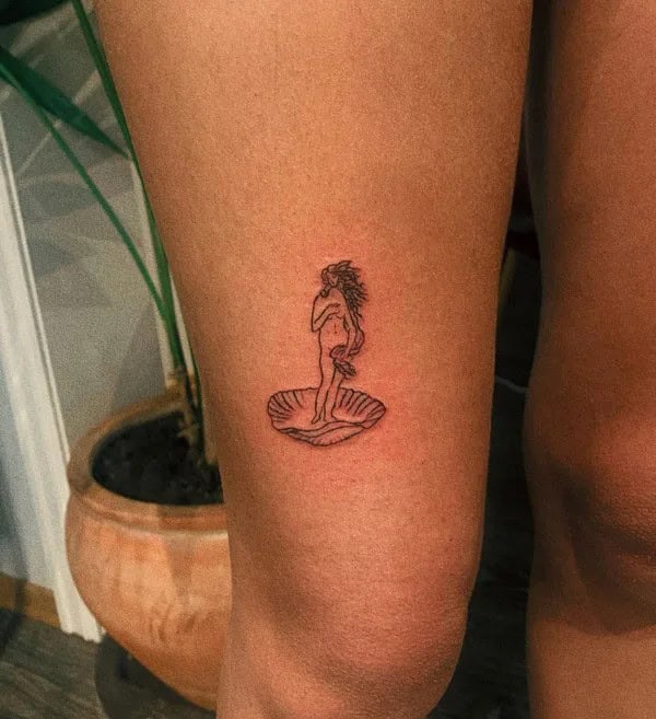 Small Aphrodite Tattoo