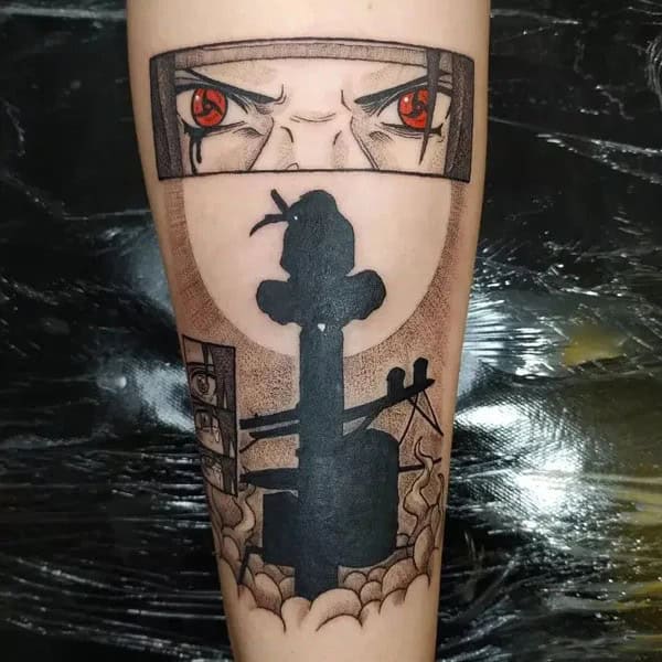 Itachi Hand Tattoo