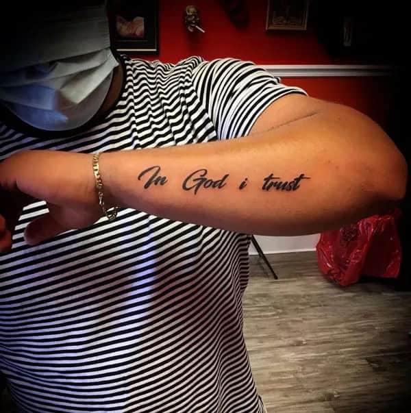 More “In God, We Trust” Tattoos To Dismiss Feelings Of Despair