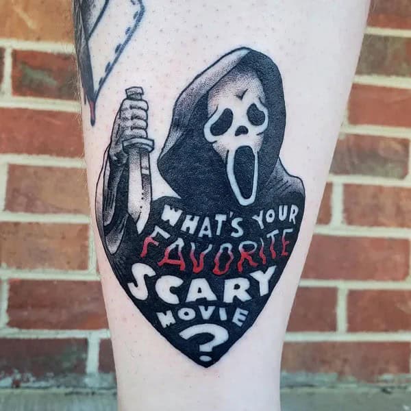 Old School Horror Tattoo