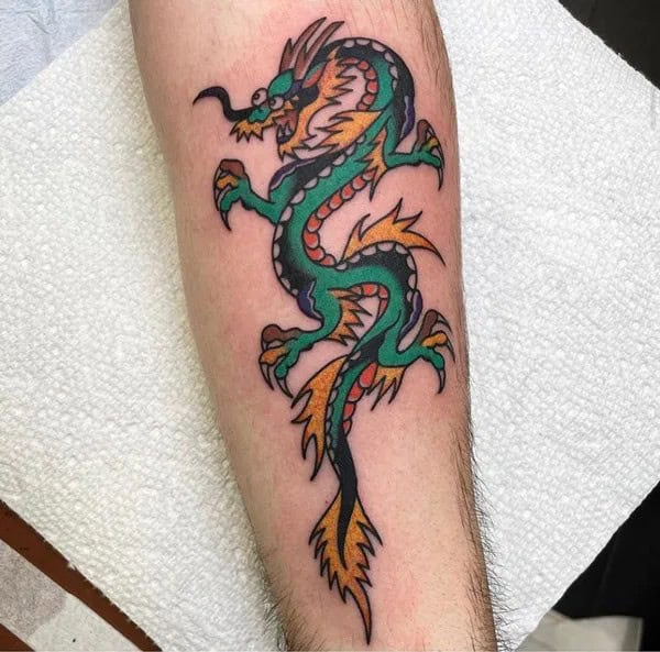 Dragon Forearm Tattoo