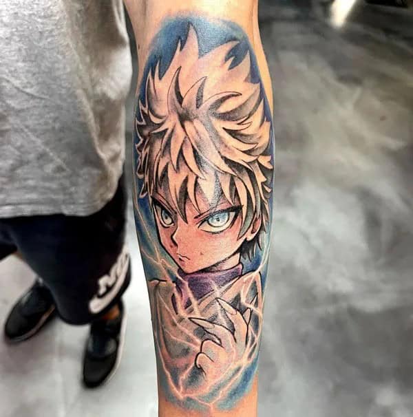 Anime Foot Tattoo