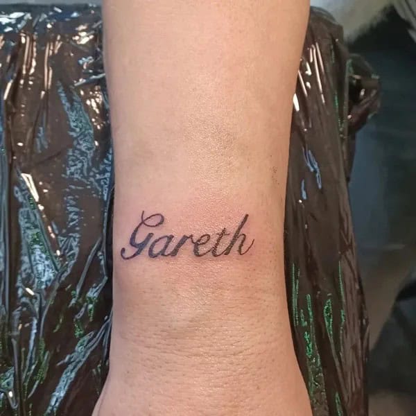 Forearm Name Tattoo