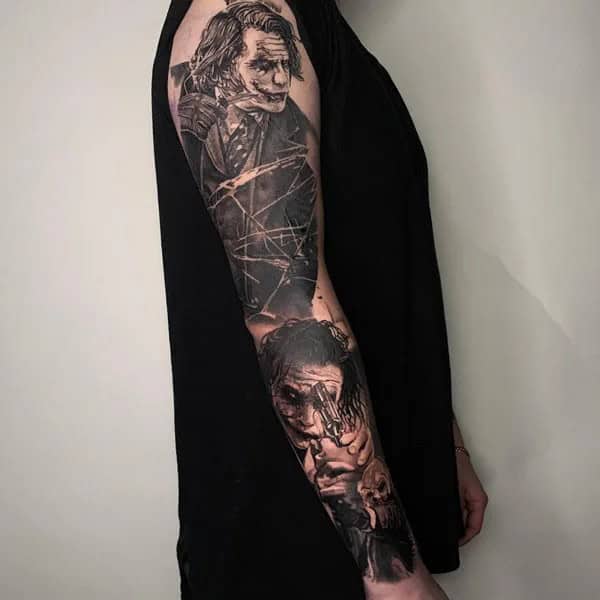 Joker Sleeve Tattoo