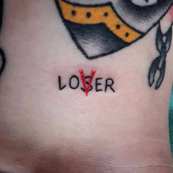 Evil Loser Lover tattoo