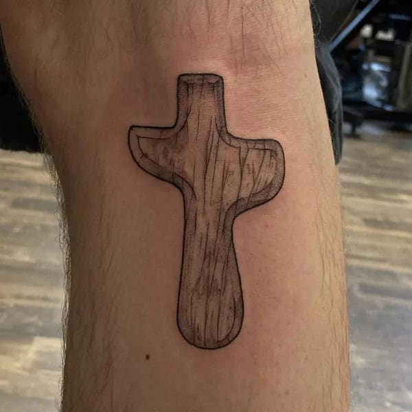 Unique Cross Tattoo