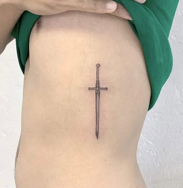 Small Sword Tattoo