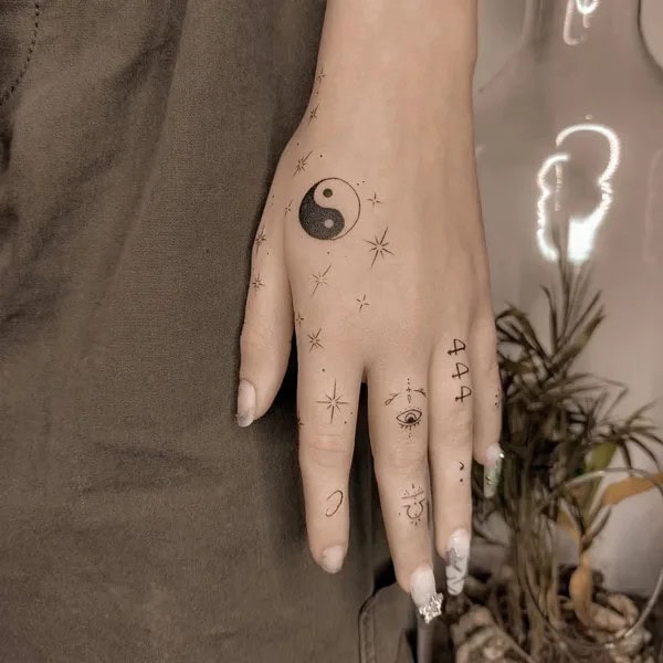 Small Yin Yang Tattoo