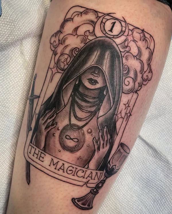 The Magician Tarot Card Tattoo