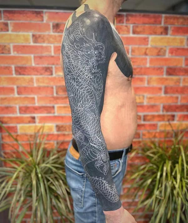 Blackout Sleeve Tattoo