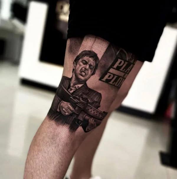 Al Pacino Scarface Tattoo