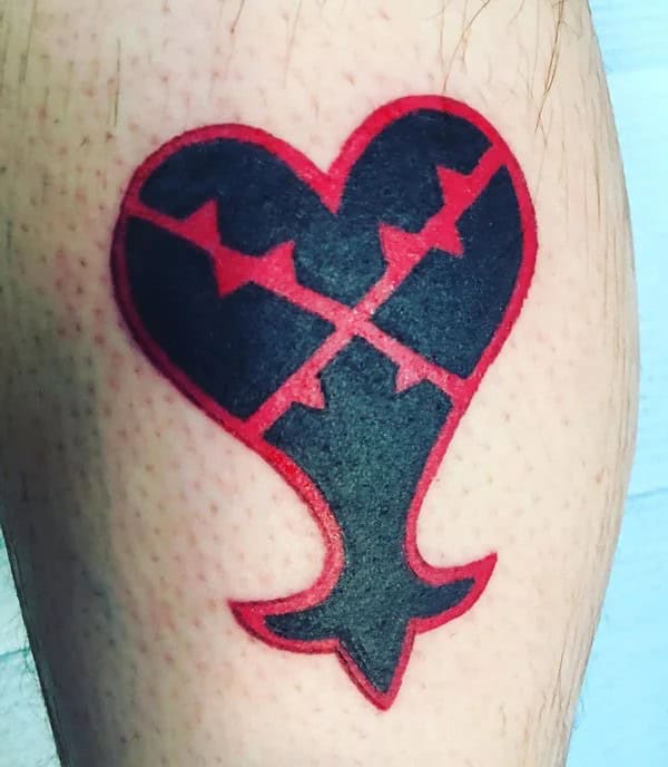 Heartless Symbol Tattoo