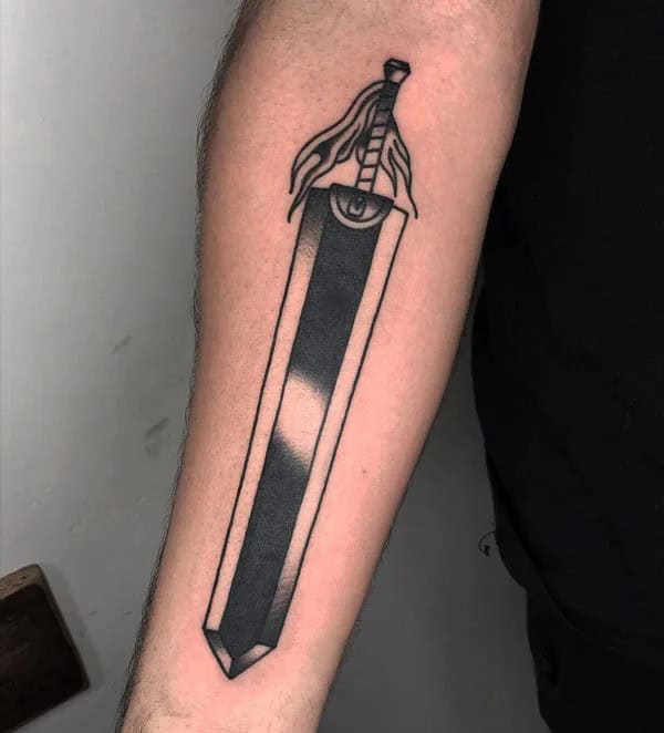 Guts’ Sword Tattoo