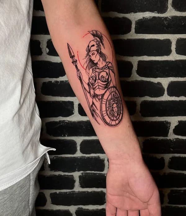 Athena Goddess Tattoo