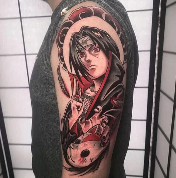 Itachi Hand Tattoo