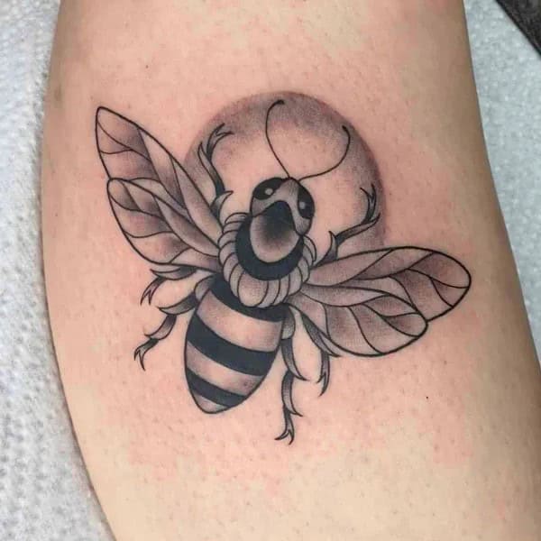 Vintage Bee tattoo