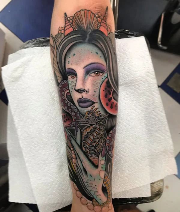 Sea Witch Tattoo