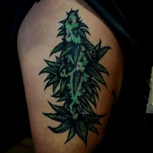 Weed Plant Tattoo