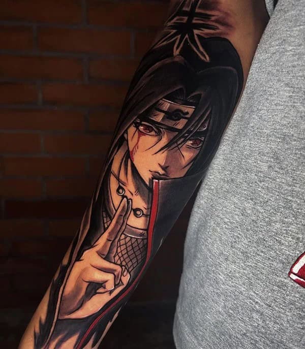 Itachi Hand Tattoo