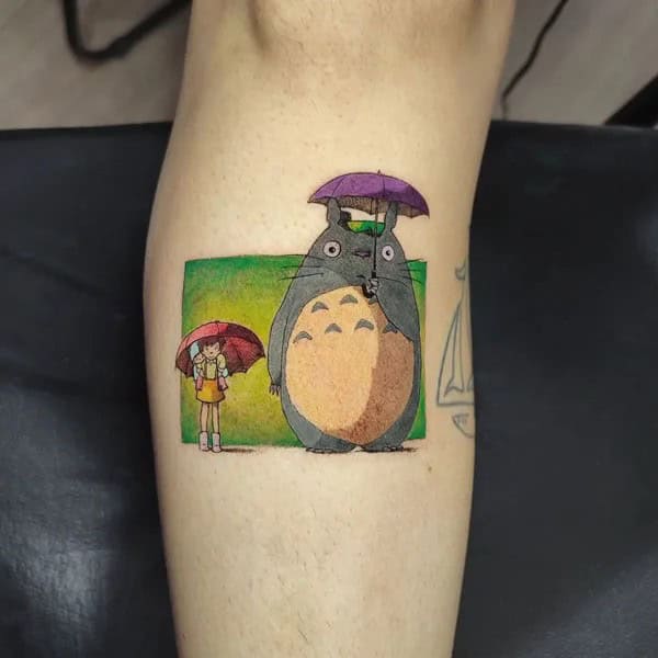 Anime Foot Tattoo