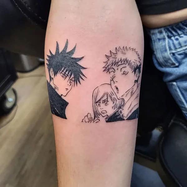 Anime Foot Tattoo