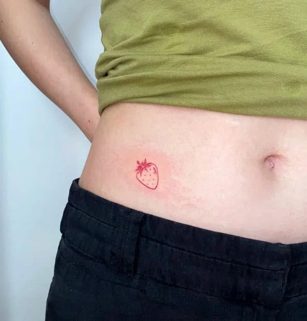 More Designs of Strawberry Tattoos To Check Out This Instant