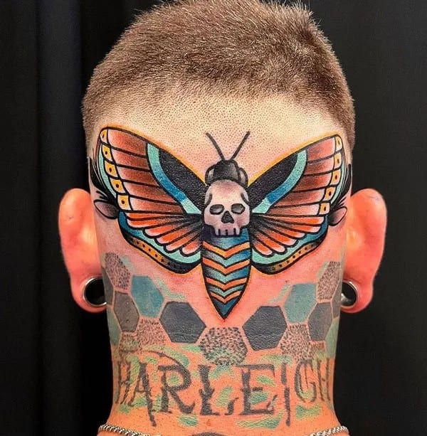 More Death Moth Tattoos That Can’t Be Ignored!