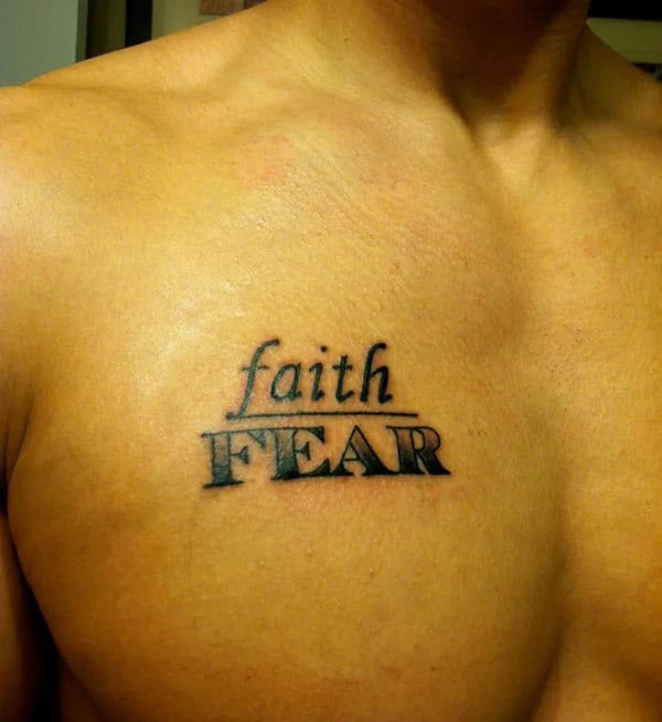 “Faith Over Fear” Cancer Tattoo