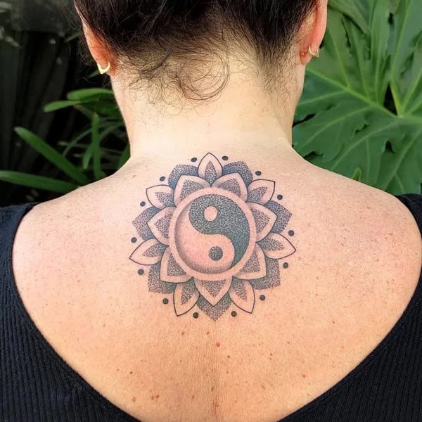 Mandala Yin Yang Tattoo