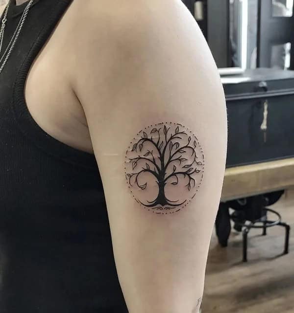 Simple Tree Of Life Tattoo