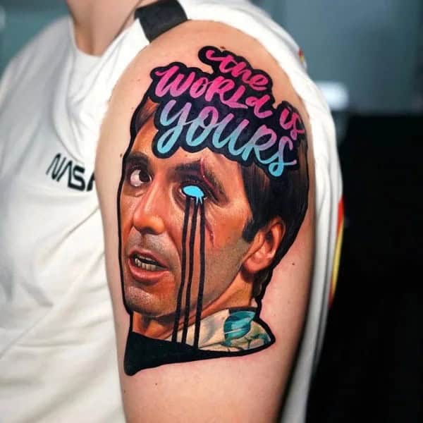 Al Pacino Scarface Tattoo