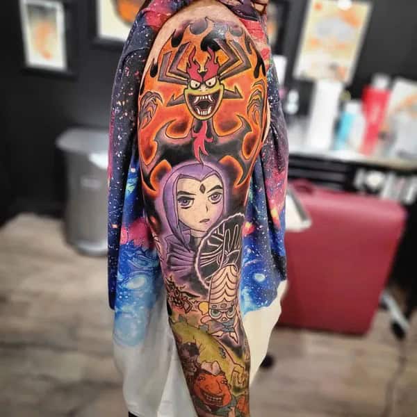 Anime Foot Tattoo