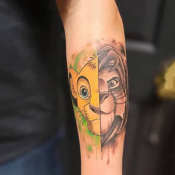 Father Son Lion King Tattoo