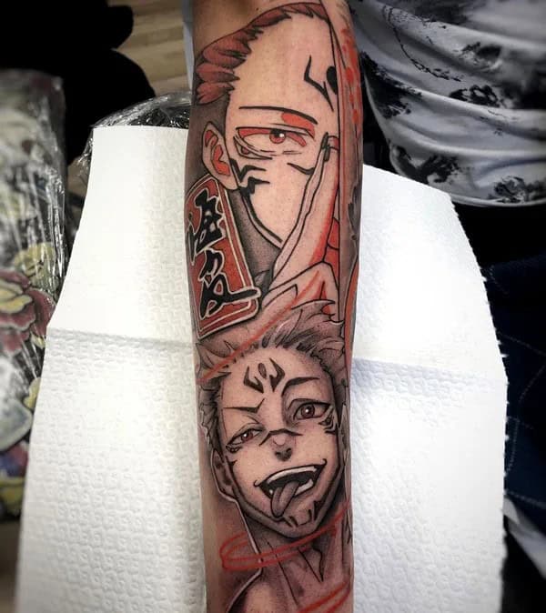 Ryomen Sukuna Tattoo