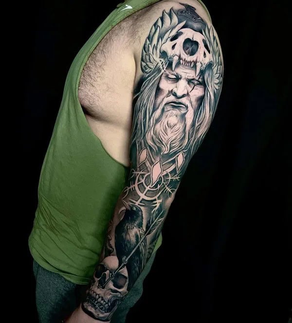 Viking Sleeve Tattoo