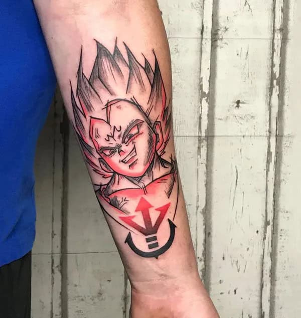 Anime Foot Tattoo