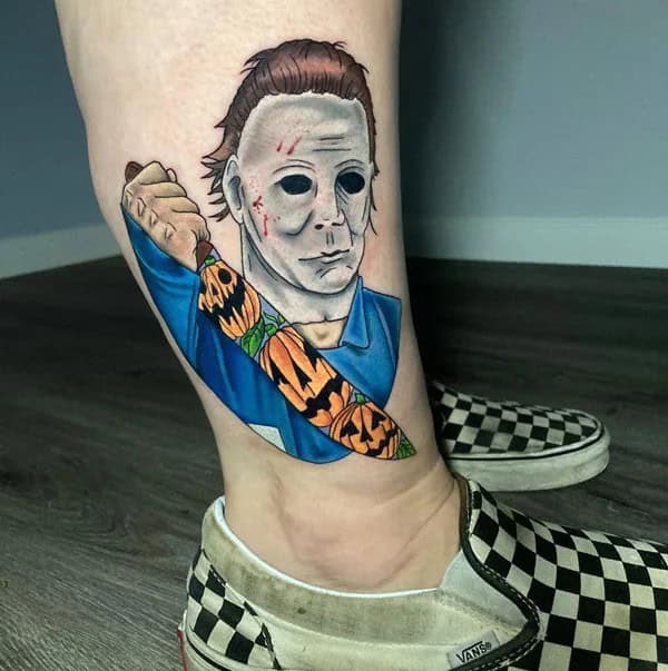 Michael Myers House Tattoo